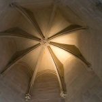 Voûte d'ogives d'une des tourelles circulaires du donjon