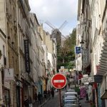 Moulin de la Galette vu de la rue Tholozé