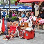 Orgue de Barbarie sur la place du Tertre